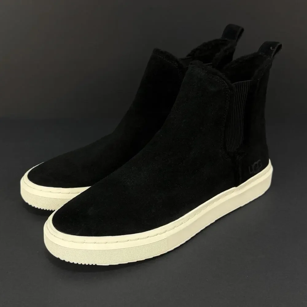 UGG Alameda Chelsea Sneaker Boots Black Suede Women’s 11 Size US New